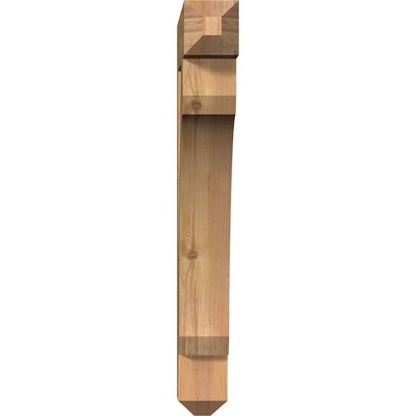 Legacy Craftsman Smooth Bracket, Western Red Cedar, 3 1/2W X 20D X 28H